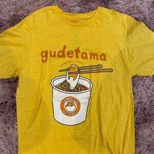 Bright Yellow Gudetama Ramen T-Shirt